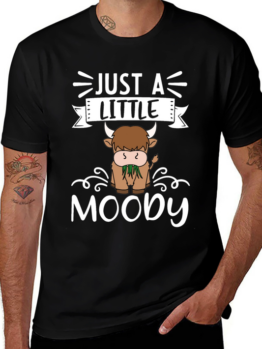 Just a Little Moody Highland Cow T-Shirt
