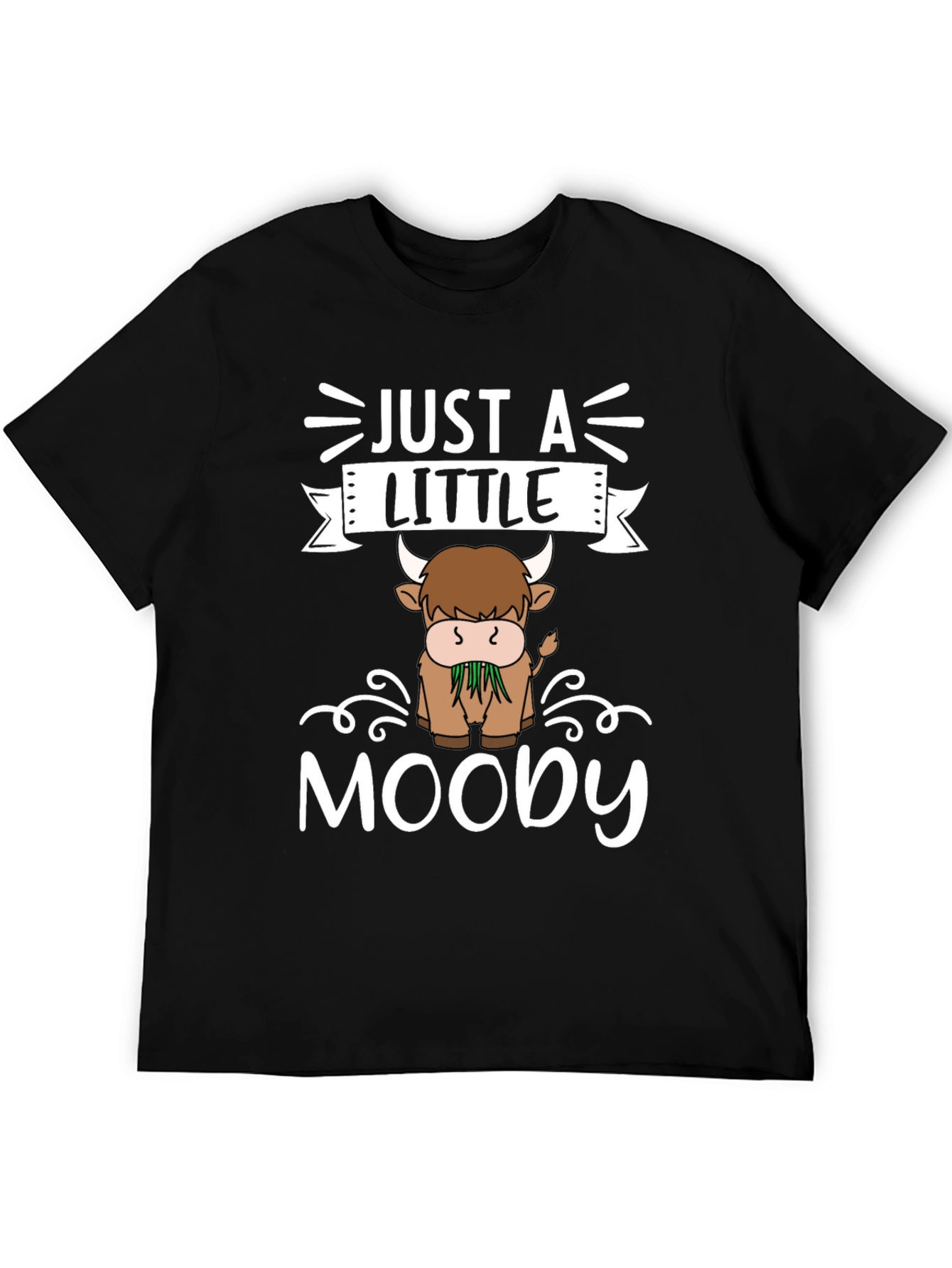 Just a Little Moody Highland Cow T-Shirt