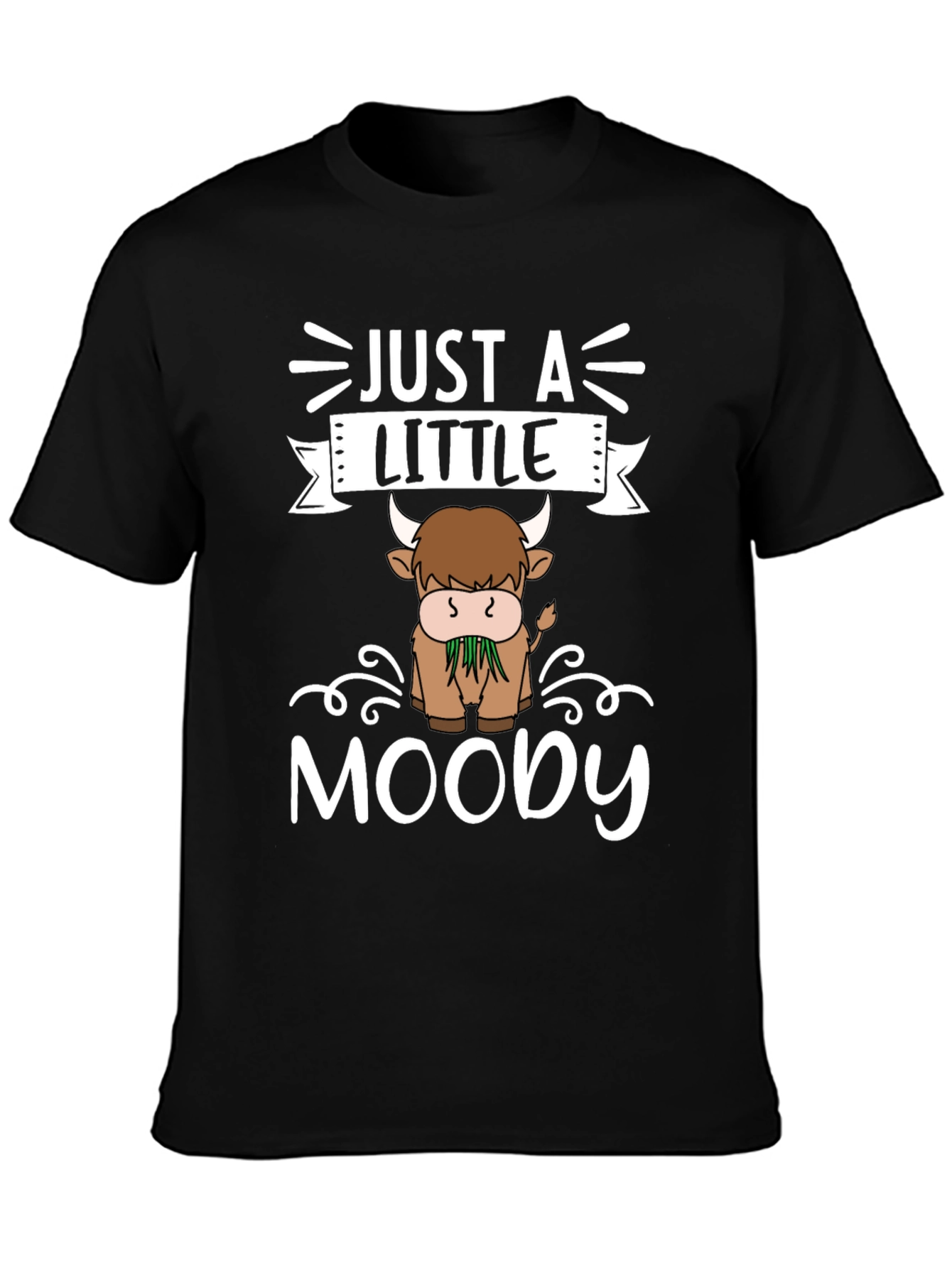 Just a Little Moody Highland Cow T-Shirt