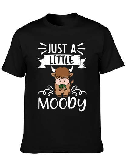 Just a Little Moody Highland Cow T-Shirt