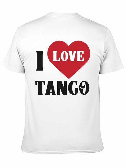 I Love Tango Graphic T-Shirt - Black
