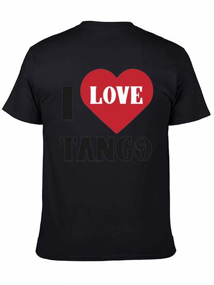 I Love Tango Graphic T-Shirt - Black