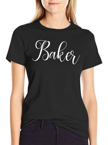 Baker Script T-Shirt - Stylish Cook Tee