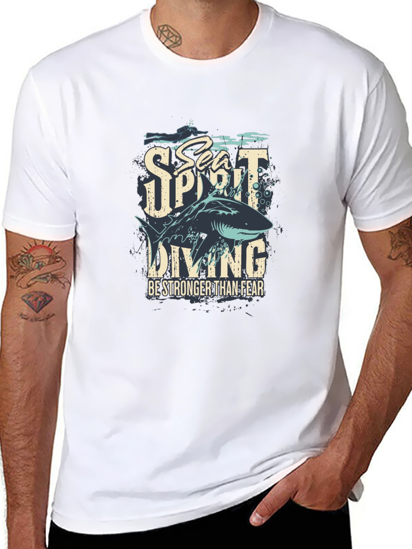 Sea Spirit Diving Graphic T-Shirt