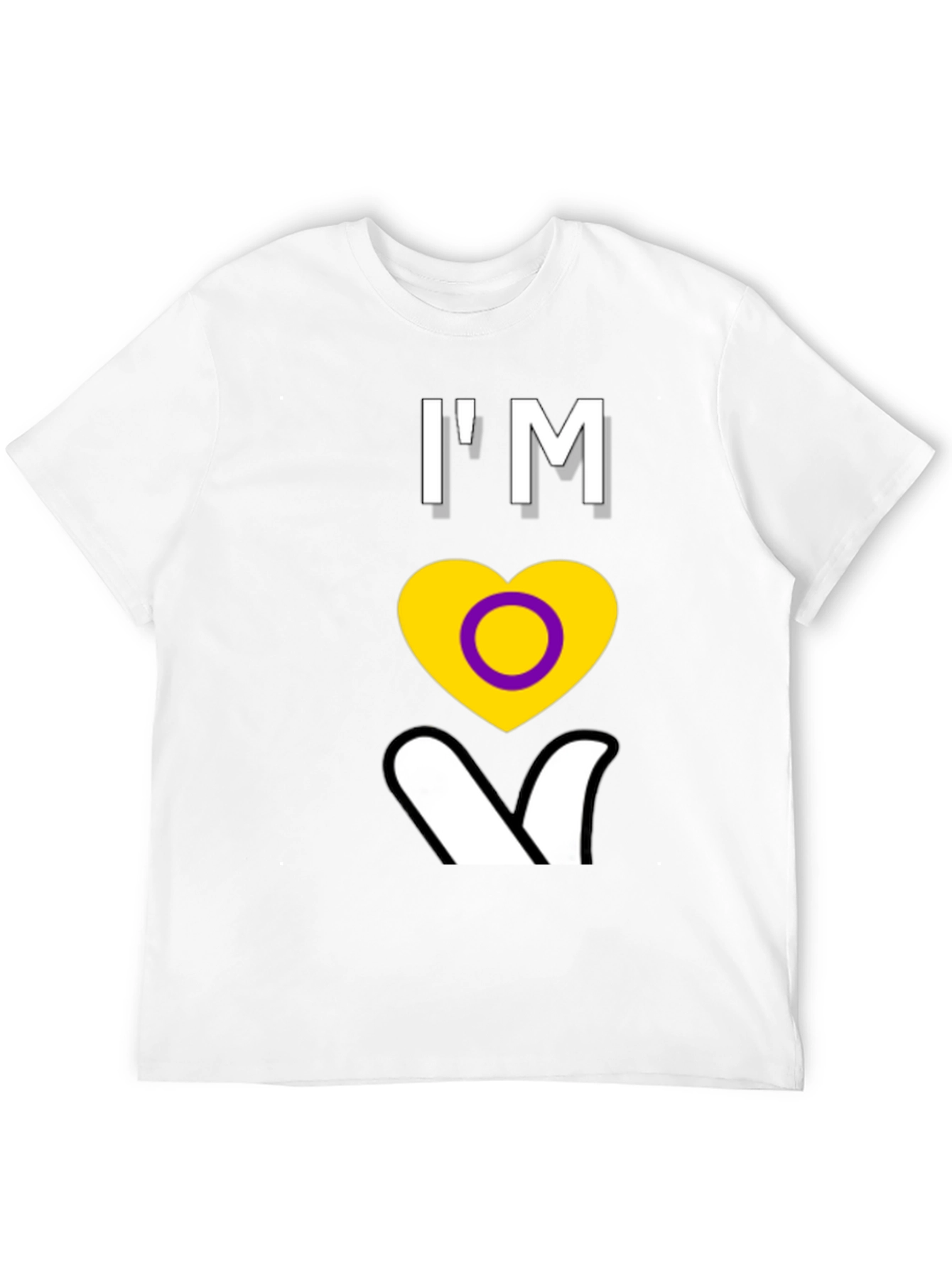 Intersex Pride T-Shirt - Im Intersex Heart Tee