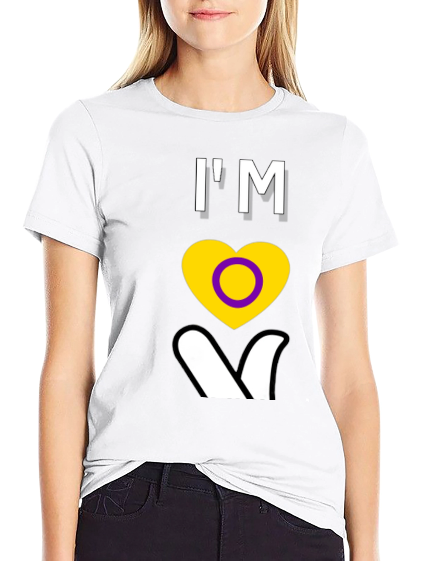 Intersex Pride T-Shirt - Im Intersex Heart Tee