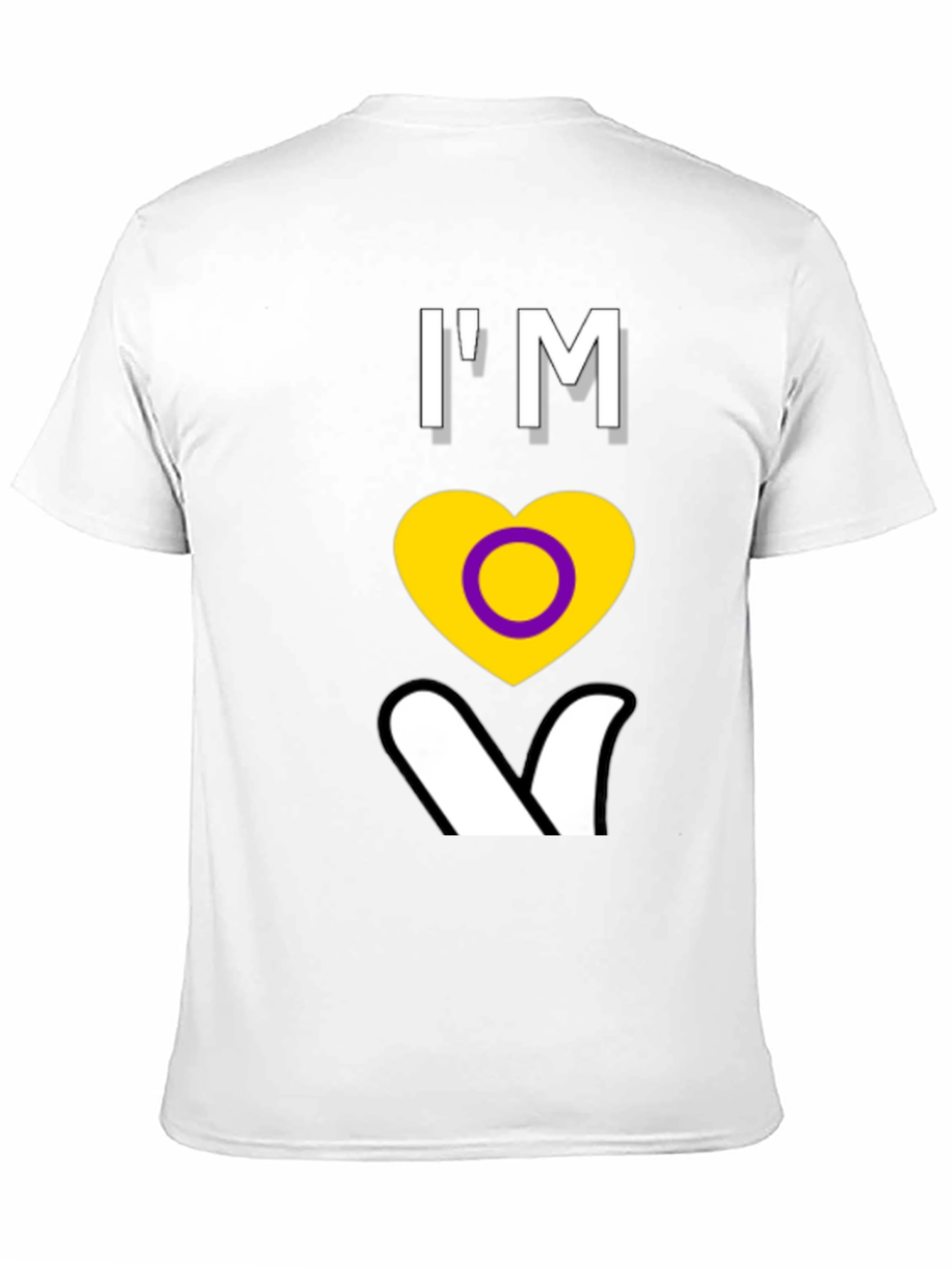 Intersex Pride T-Shirt - Im Intersex Heart Tee