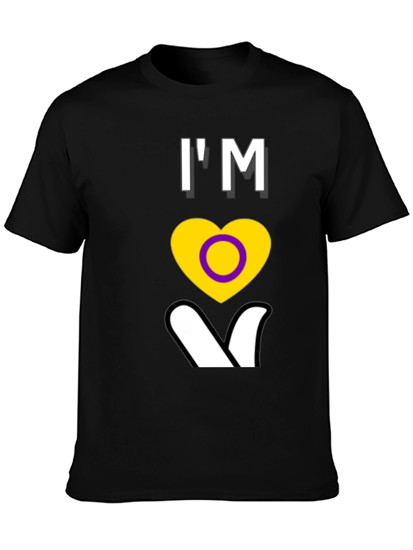 Intersex Pride T-Shirt - Im Intersex Heart Tee