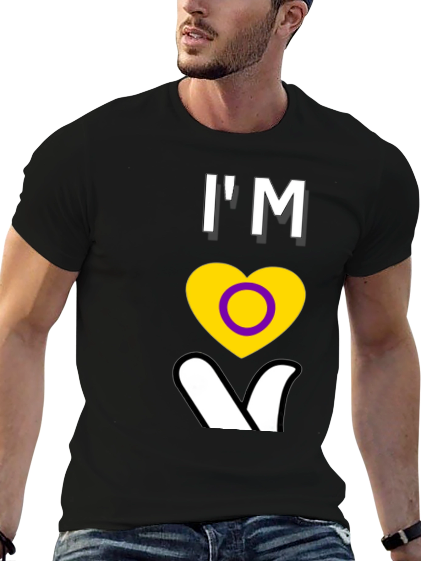 Intersex Pride T-Shirt - Im Intersex Heart Tee