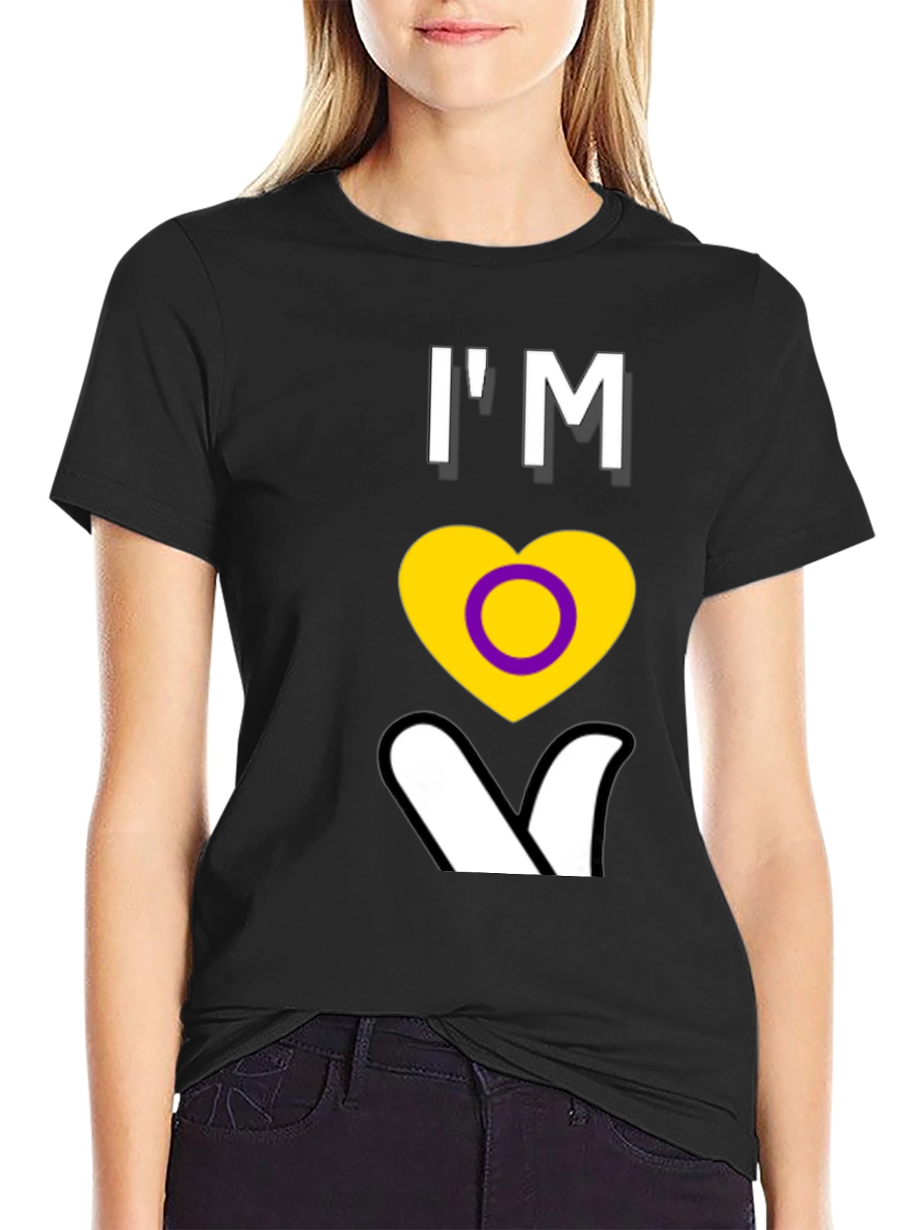 Intersex Pride T-Shirt - Im Intersex Heart Tee
