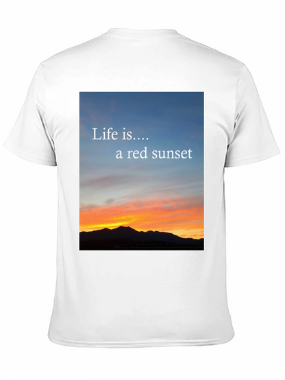 Sunset Life Tee - Red Sky Design