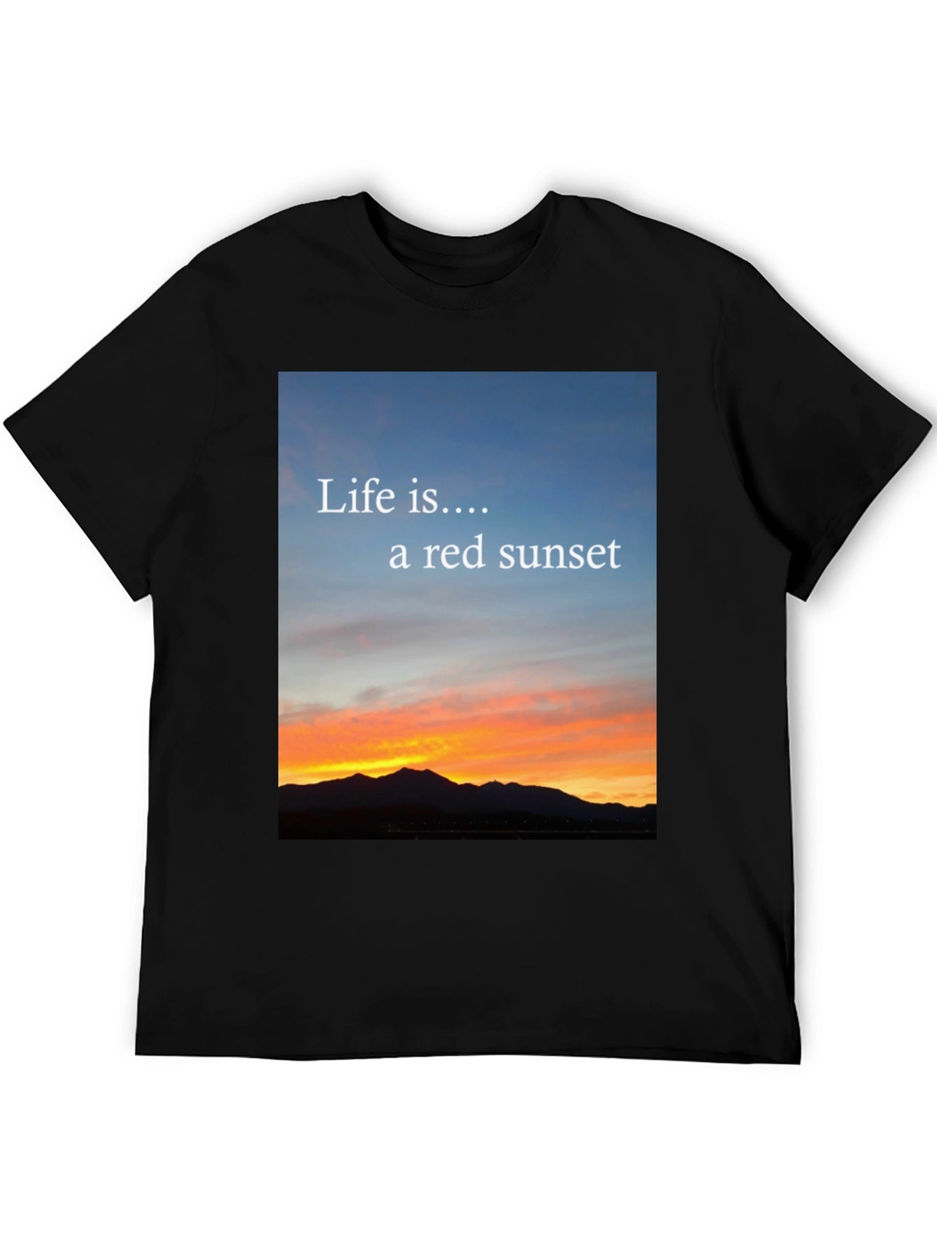 Sunset Life Tee - Red Sky Design
