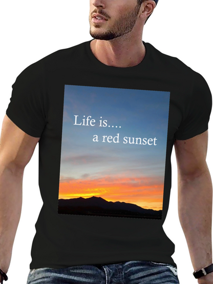Sunset Life Tee - Red Sky Design
