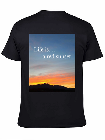 Sunset Life Tee - Red Sky Design