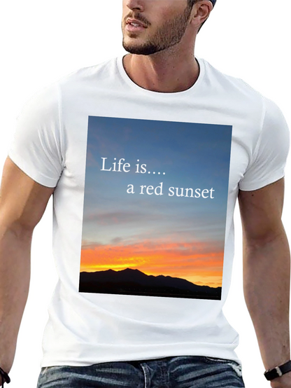 Sunset Life Tee - Red Sky Design