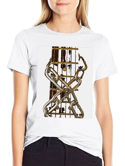 Guitar & Chains Graphic T-Shirt