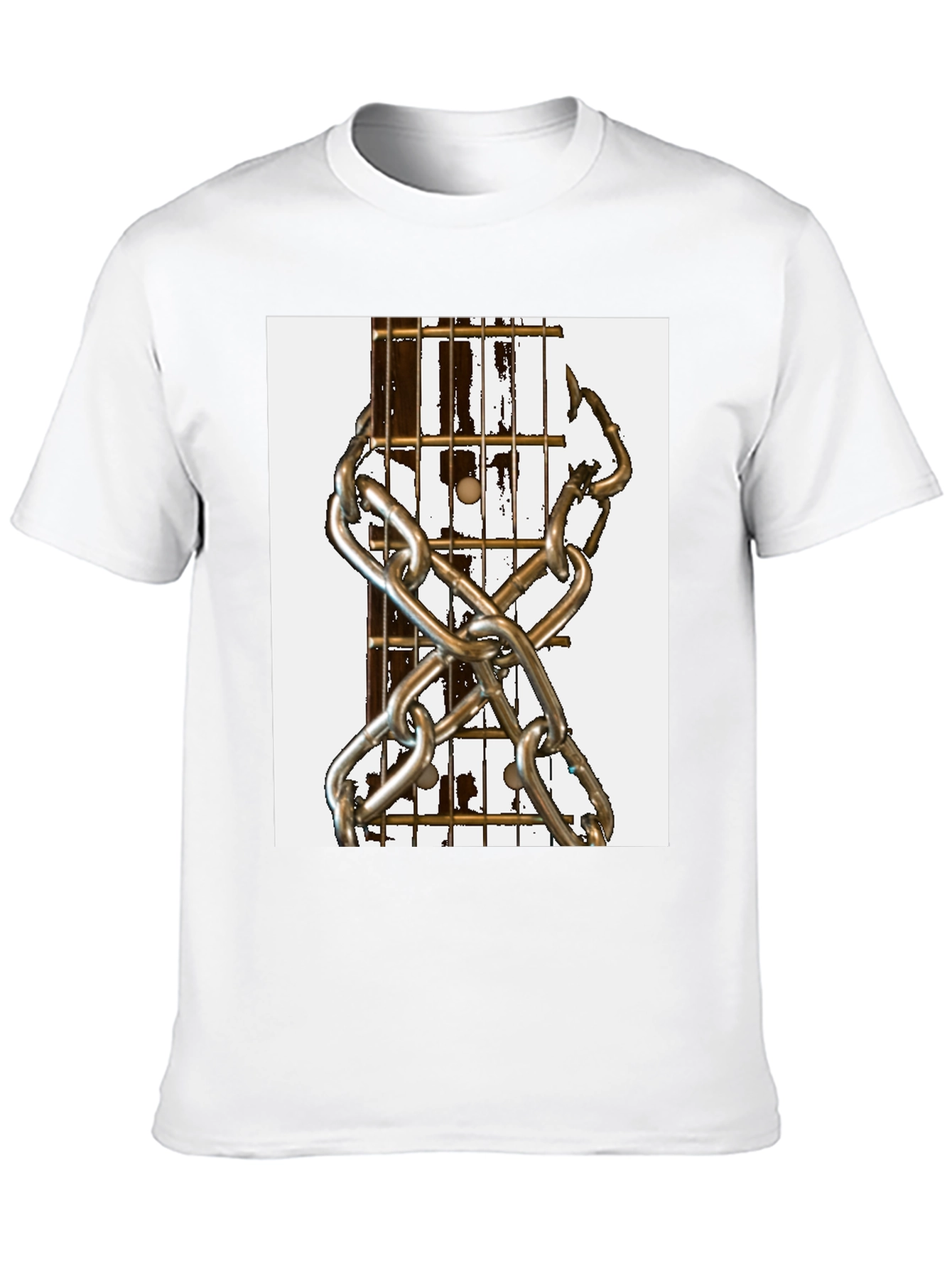 Guitar & Chains Graphic T-Shirt