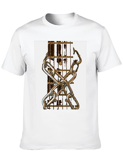 Guitar & Chains Graphic T-Shirt