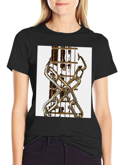 Guitar & Chains Graphic T-Shirt