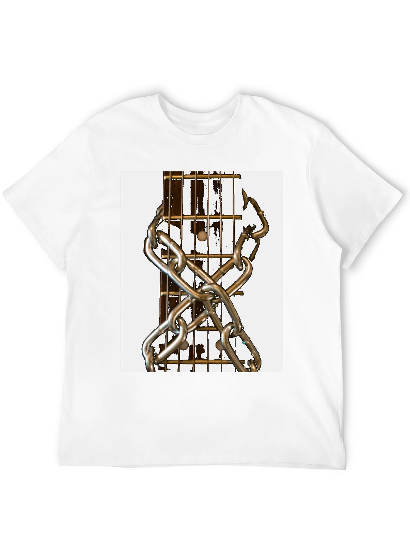 Guitar & Chains Graphic T-Shirt