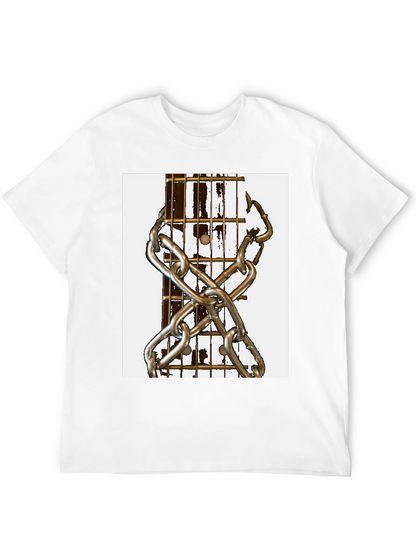 Guitar & Chains Graphic T-Shirt