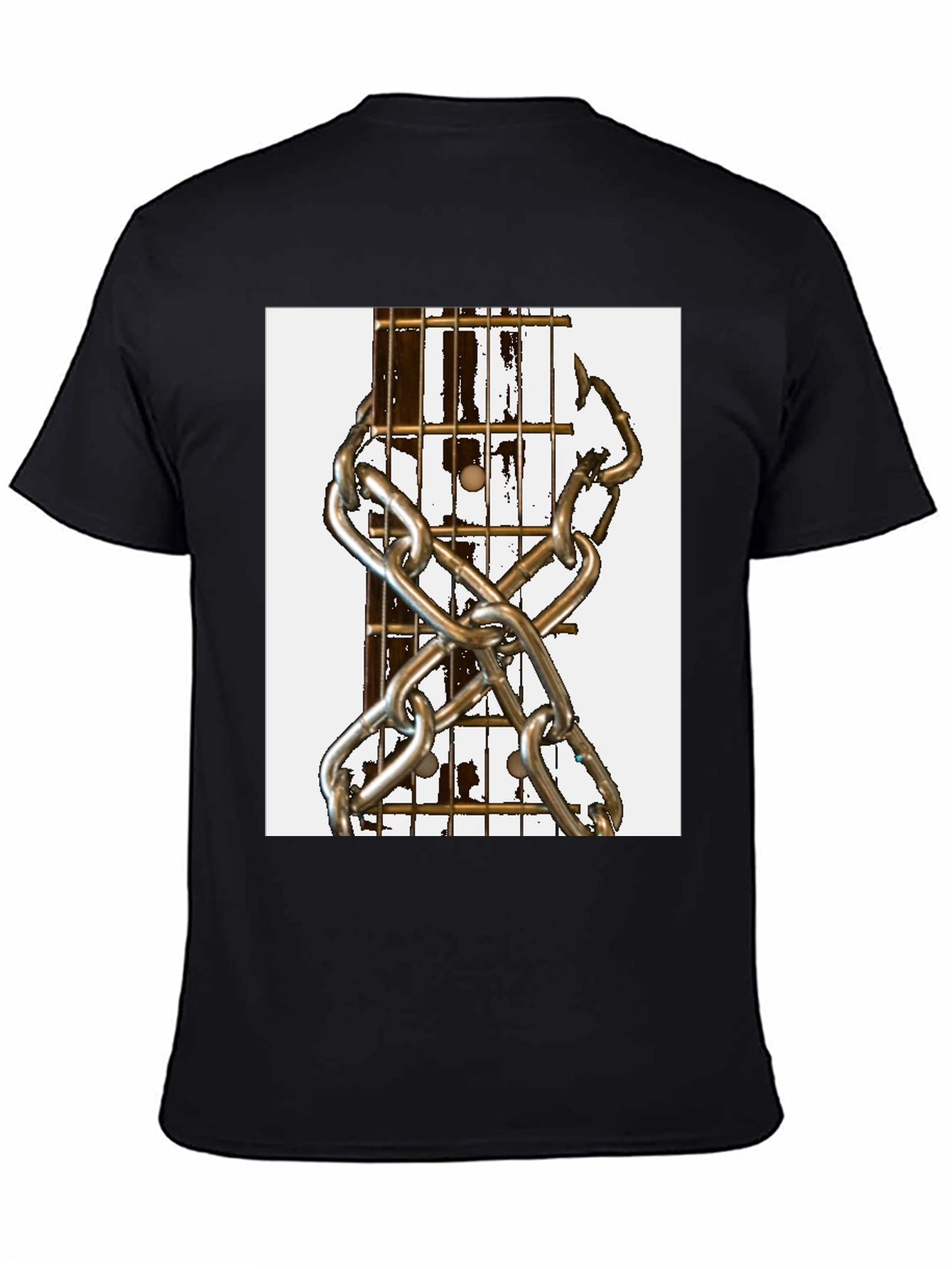 Guitar & Chains Graphic T-Shirt