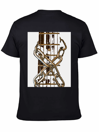 Guitar & Chains Graphic T-Shirt