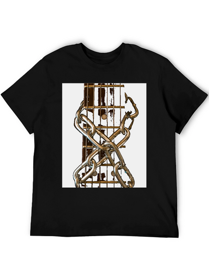 Guitar & Chains Graphic T-Shirt
