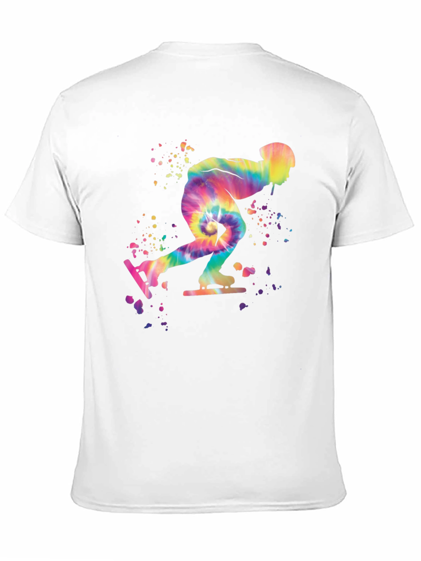 Tie-Dye Speed Skater Black T-Shirt