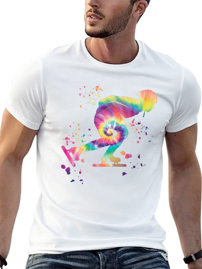 Tie-Dye Speed Skater Black T-Shirt