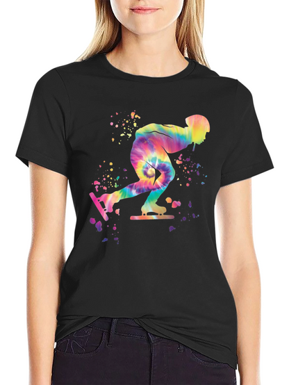 Tie-Dye Speed Skater Black T-Shirt