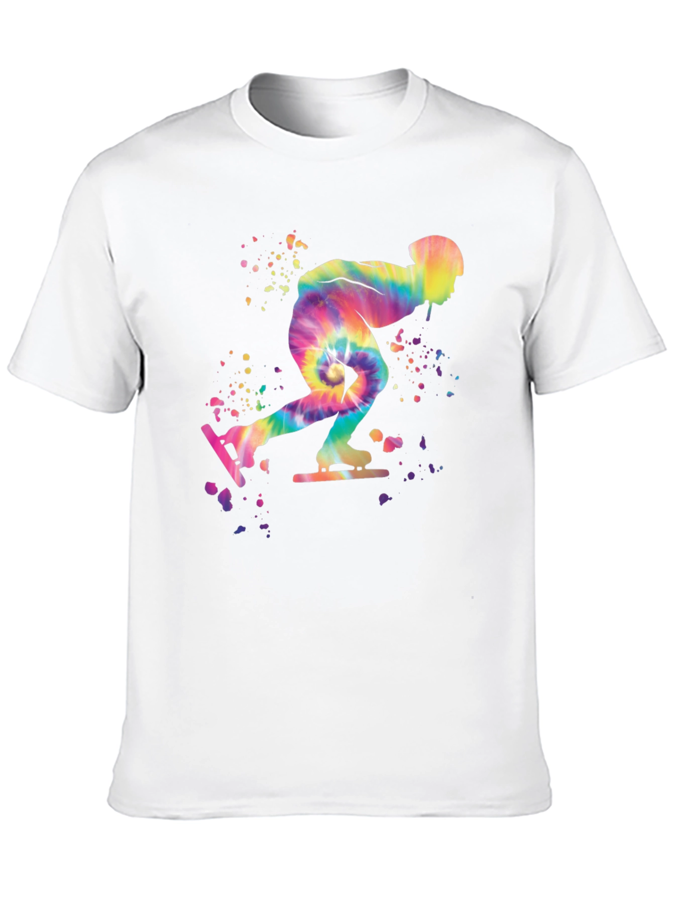 Tie-Dye Speed Skater Black T-Shirt