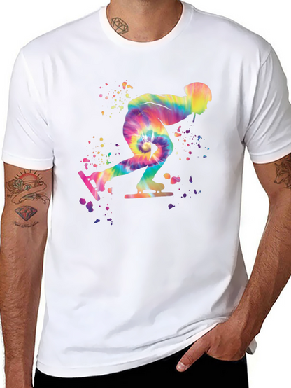 Tie-Dye Speed Skater Black T-Shirt