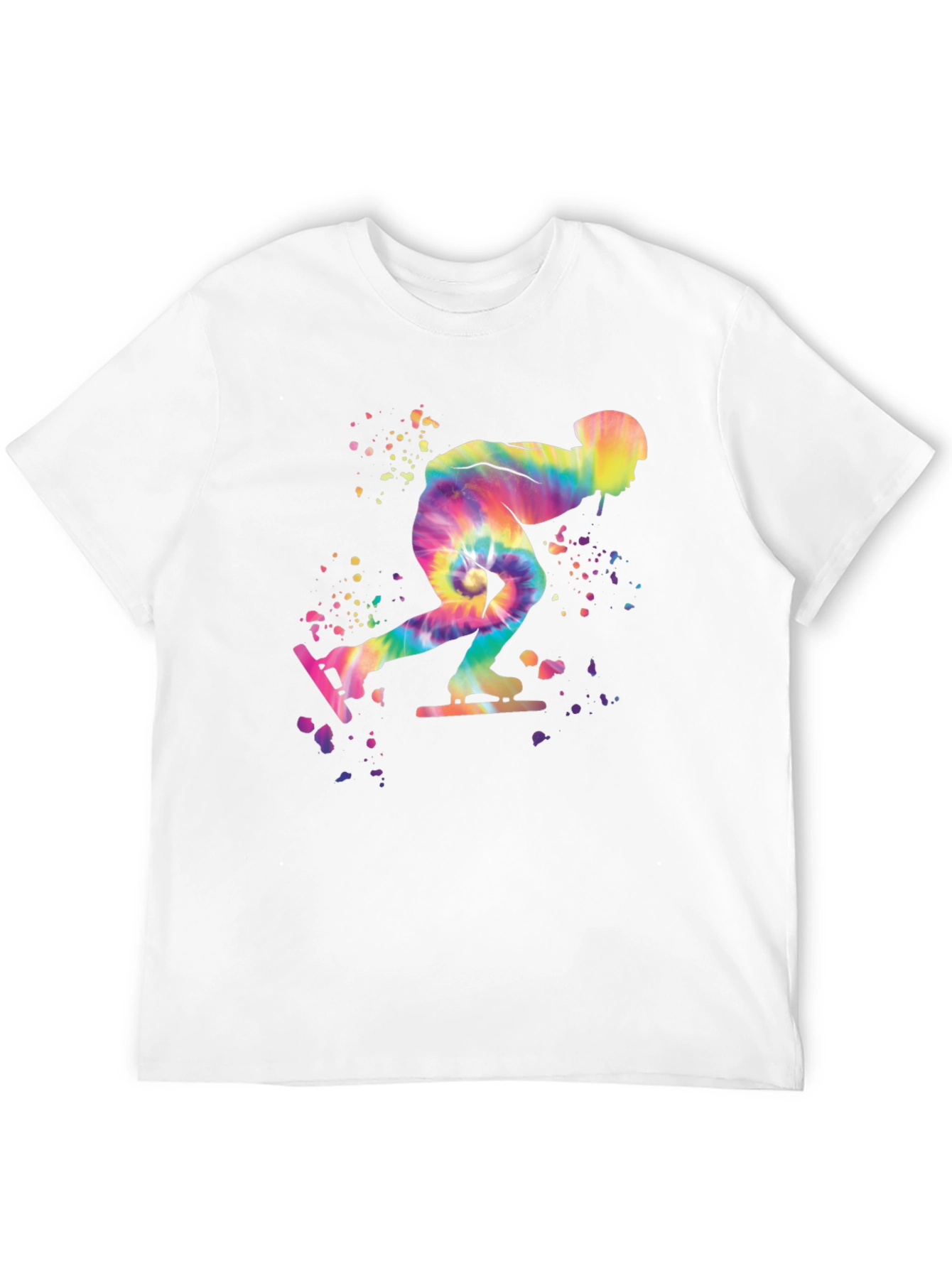 Tie-Dye Speed Skater Black T-Shirt