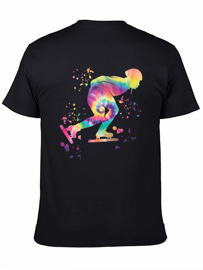 Tie-Dye Speed Skater Black T-Shirt