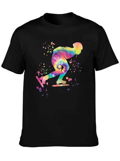 Tie-Dye Speed Skater Black T-Shirt