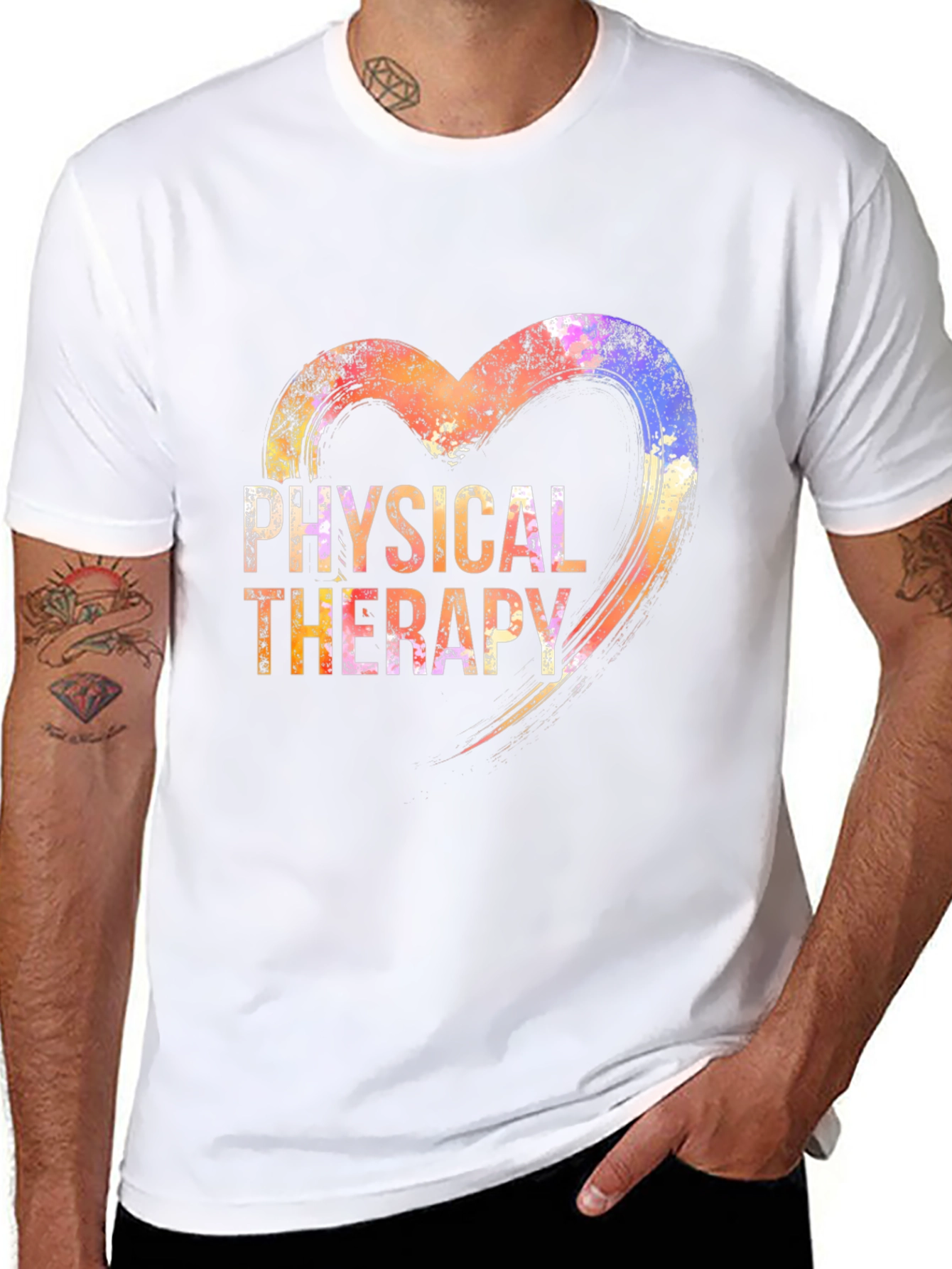 Physical Therapy Heart Graphic Tee