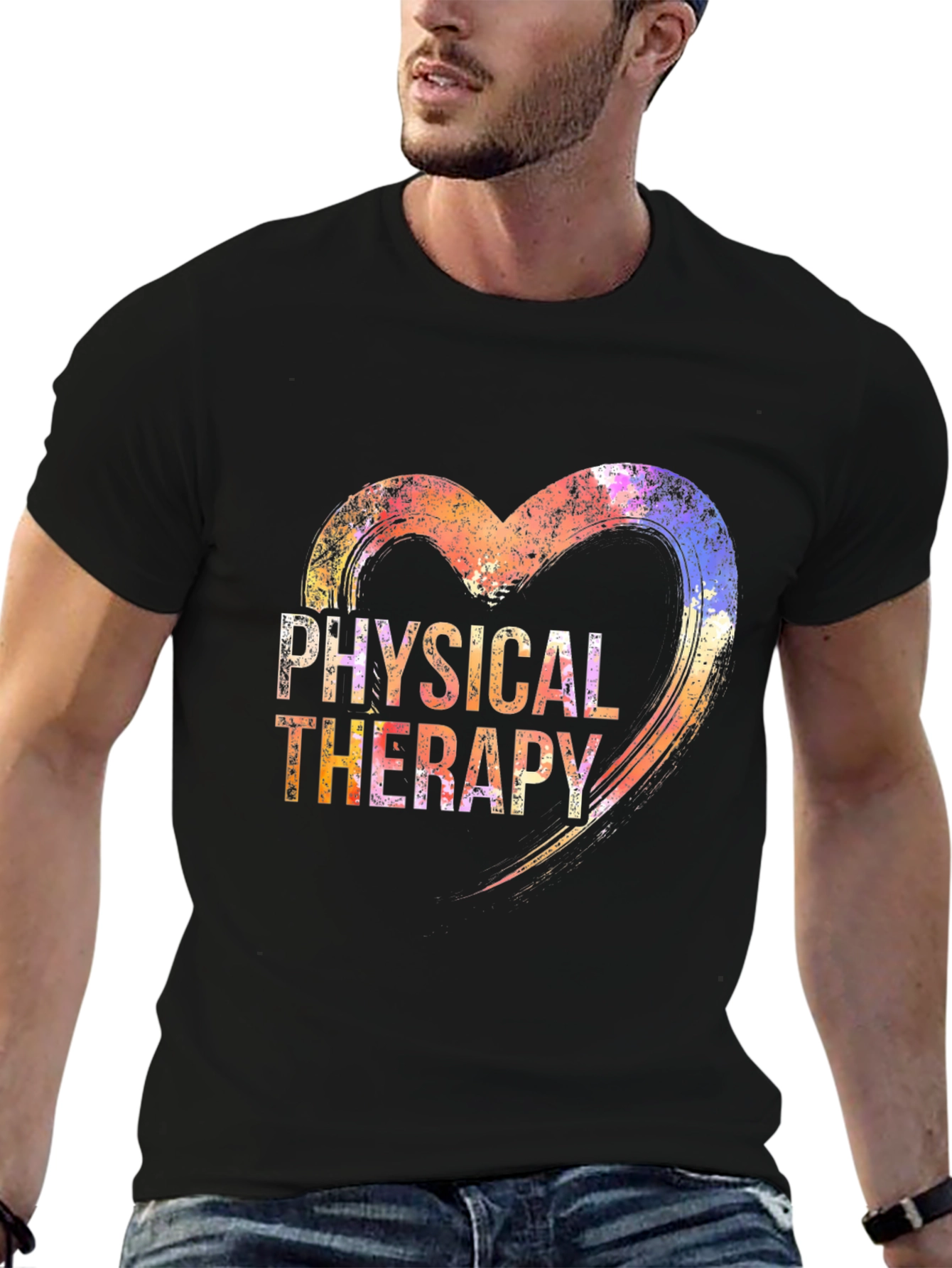 Physical Therapy Heart Graphic Tee