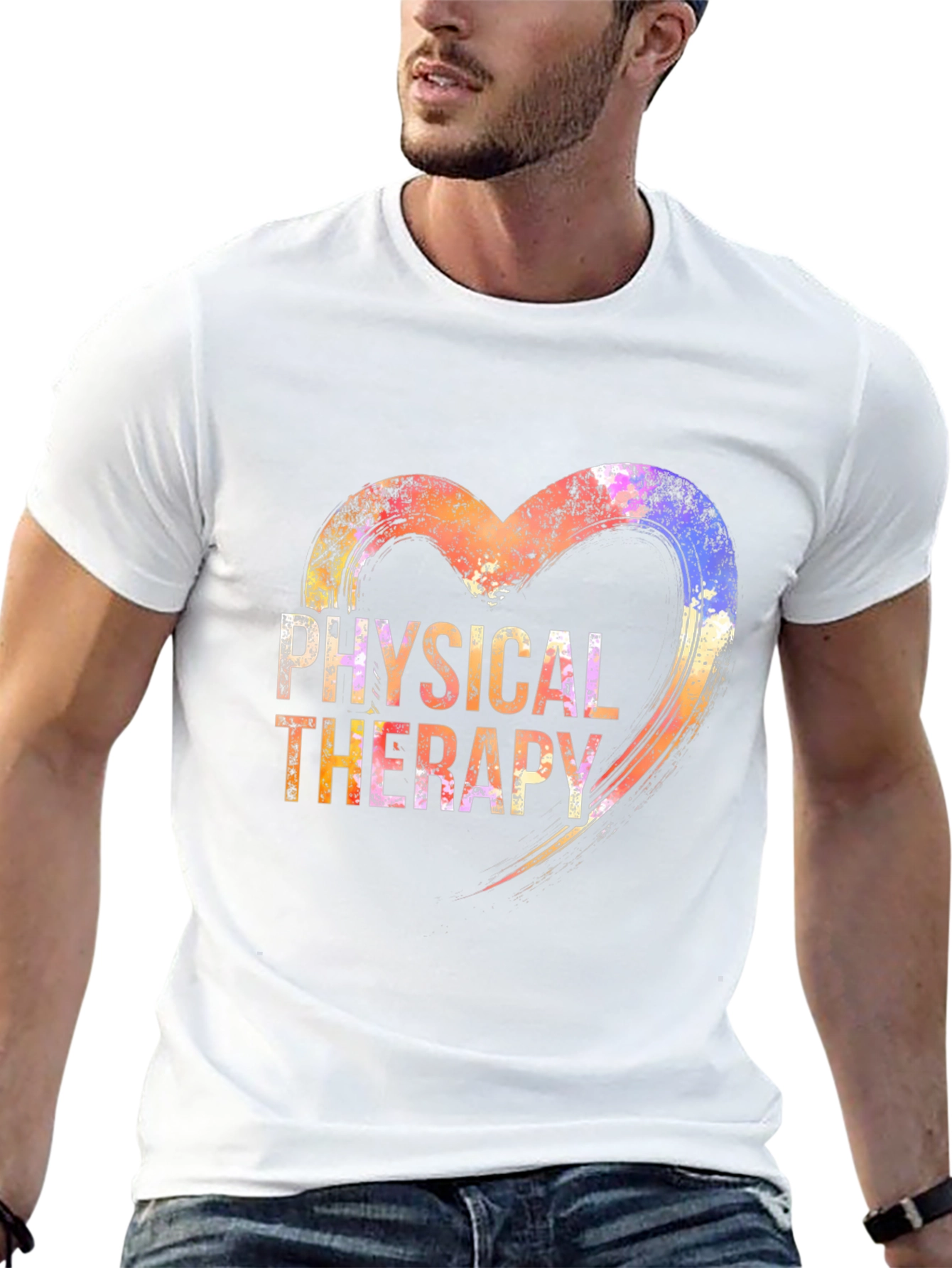 Physical Therapy Heart Graphic Tee