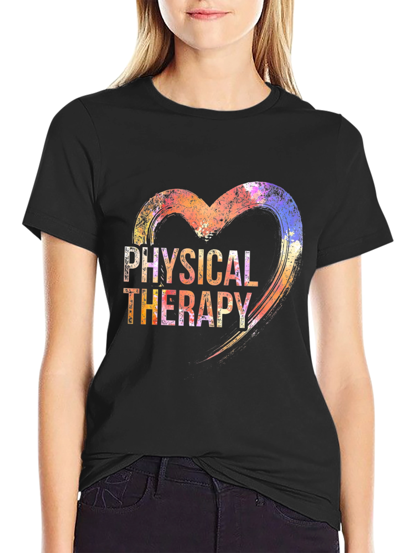 Physical Therapy Heart Graphic Tee
