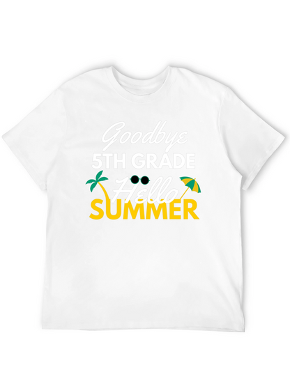 Goodbye 5th Grade Hello Summer Graphic Tee