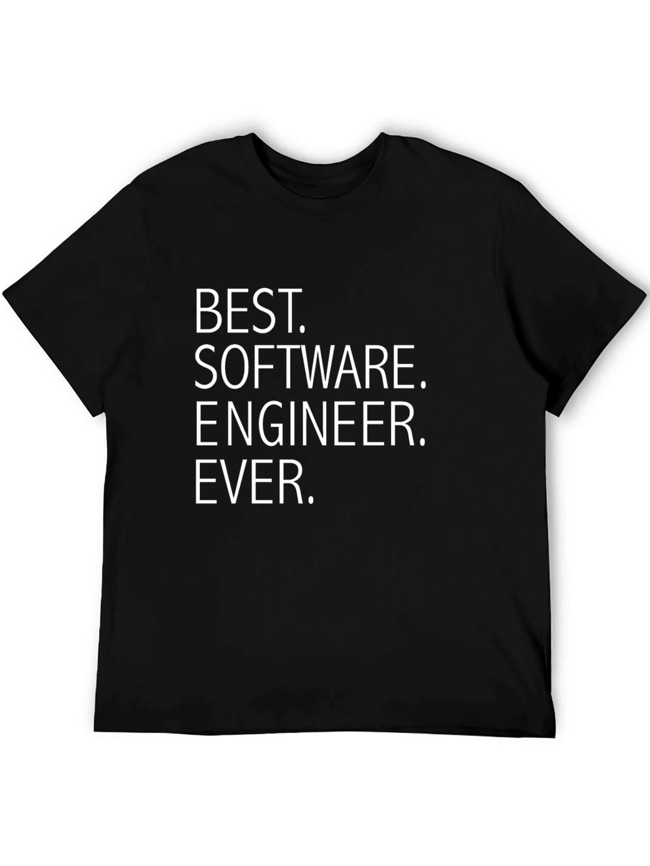 Best Software Engineer Ever T-Shirt - Black