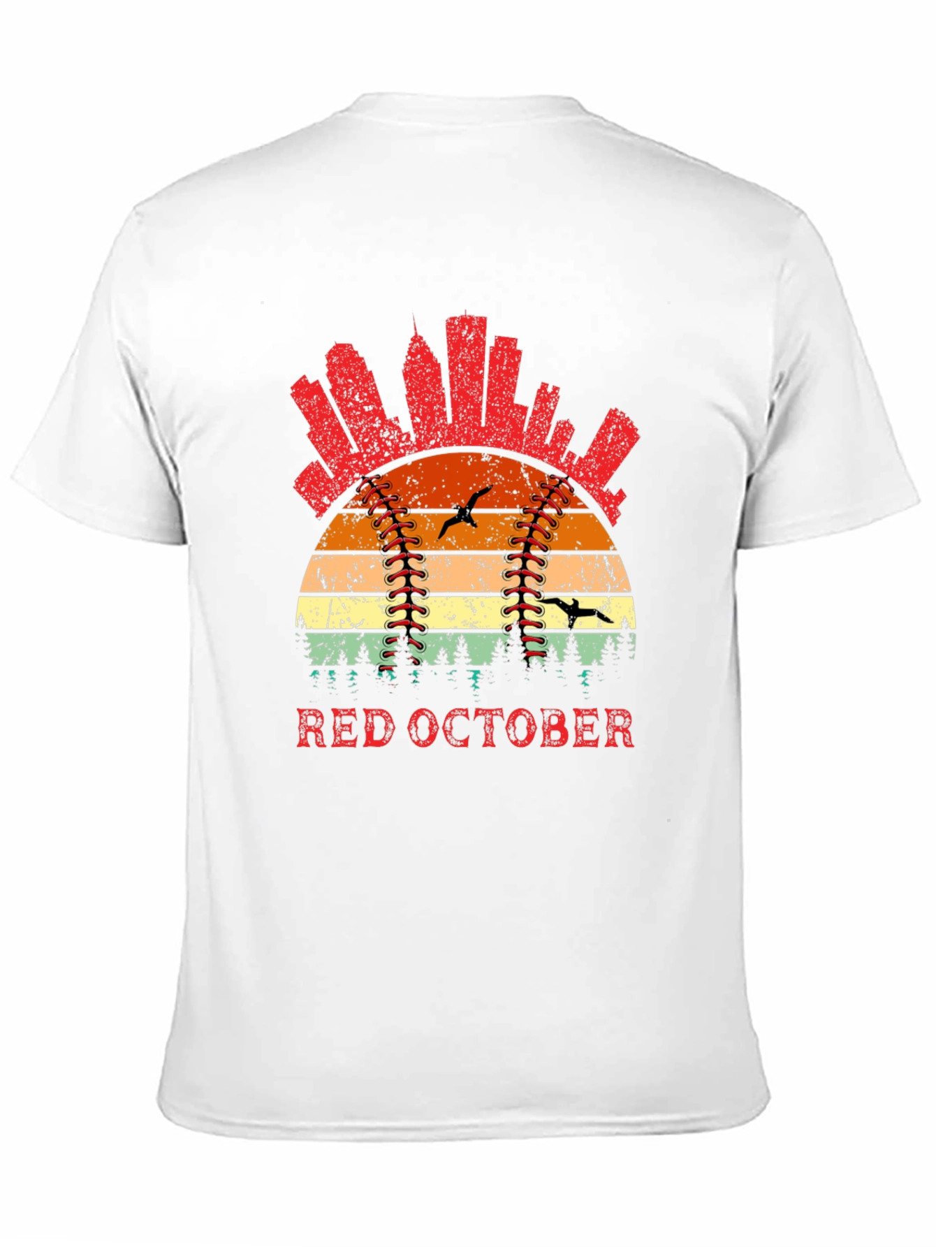 Red October Baseball T-Shirt