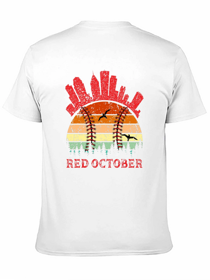 Red October Baseball T-Shirt