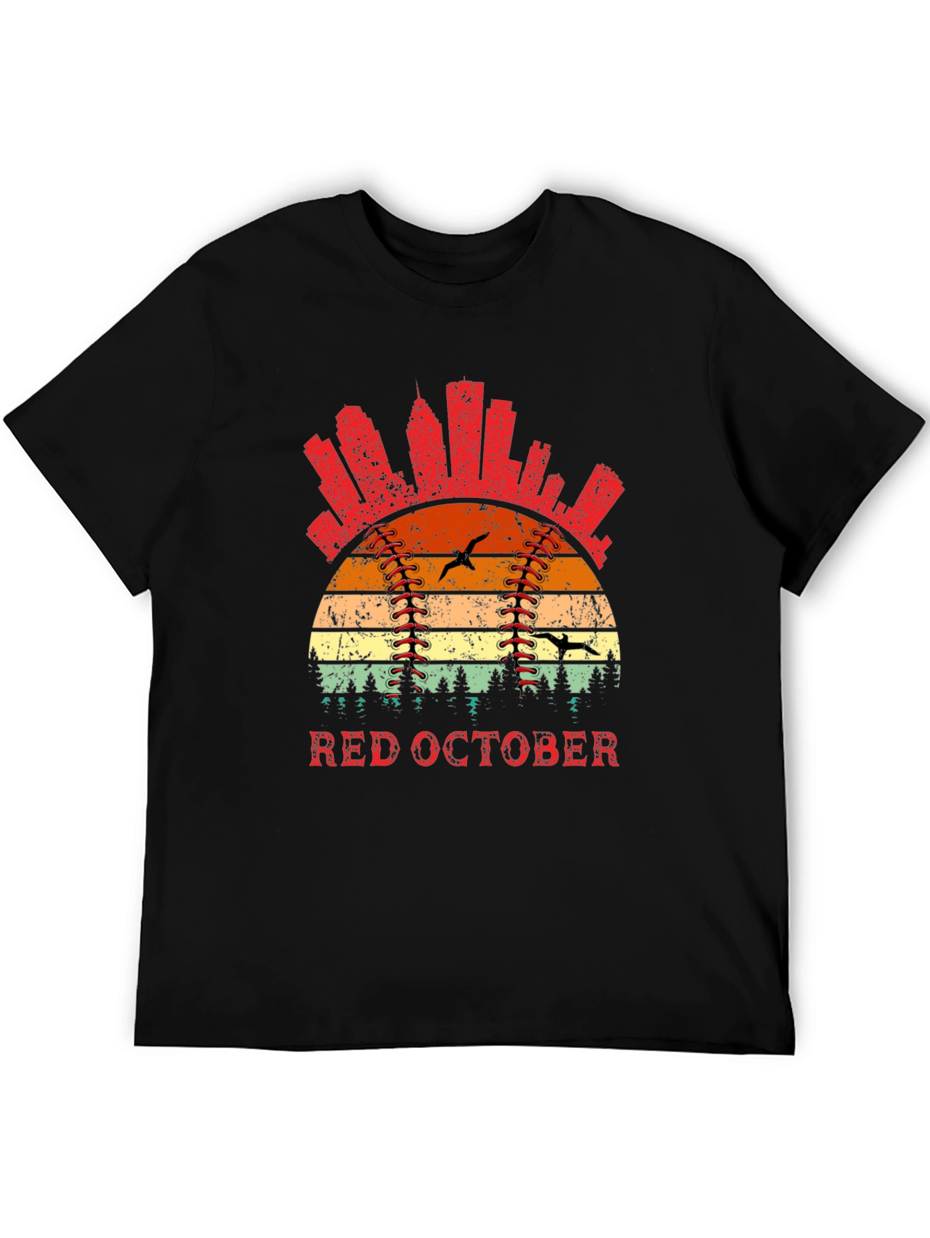 Red October Baseball T-Shirt
