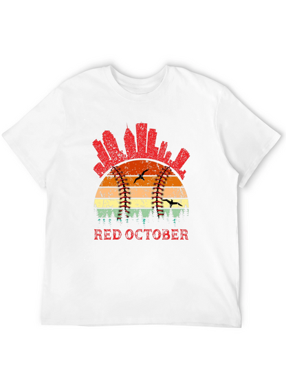 Red October Baseball T-Shirt