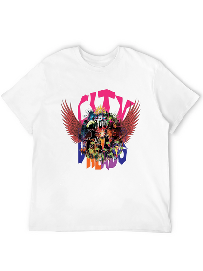 City Merado T-Shirt - Vibrant Graphic Print Casual Wear