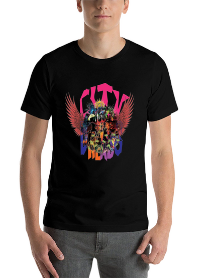 City Merado T-Shirt - Vibrant Graphic Print Casual Wear