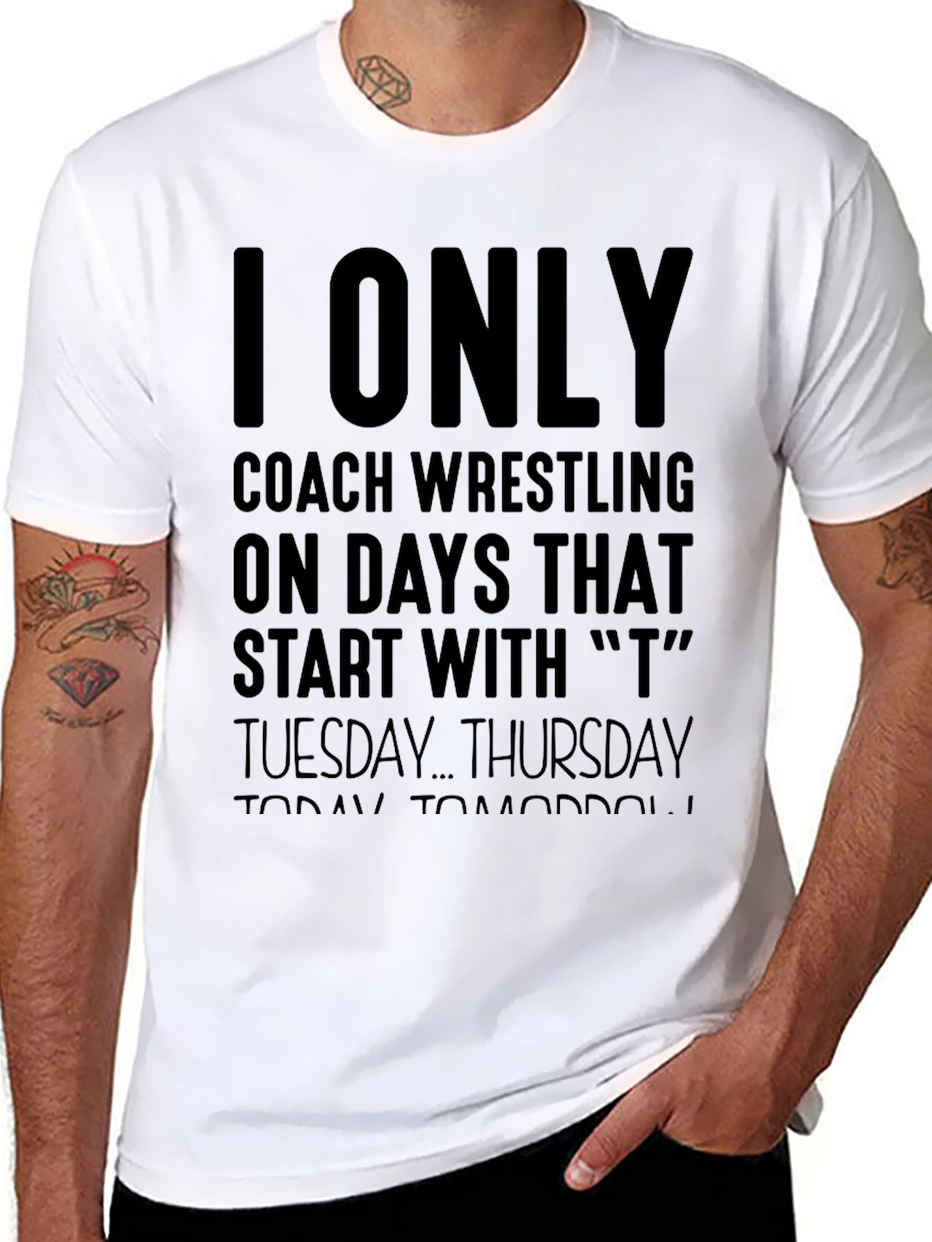 I Only Coach Wrestling T-Shirt