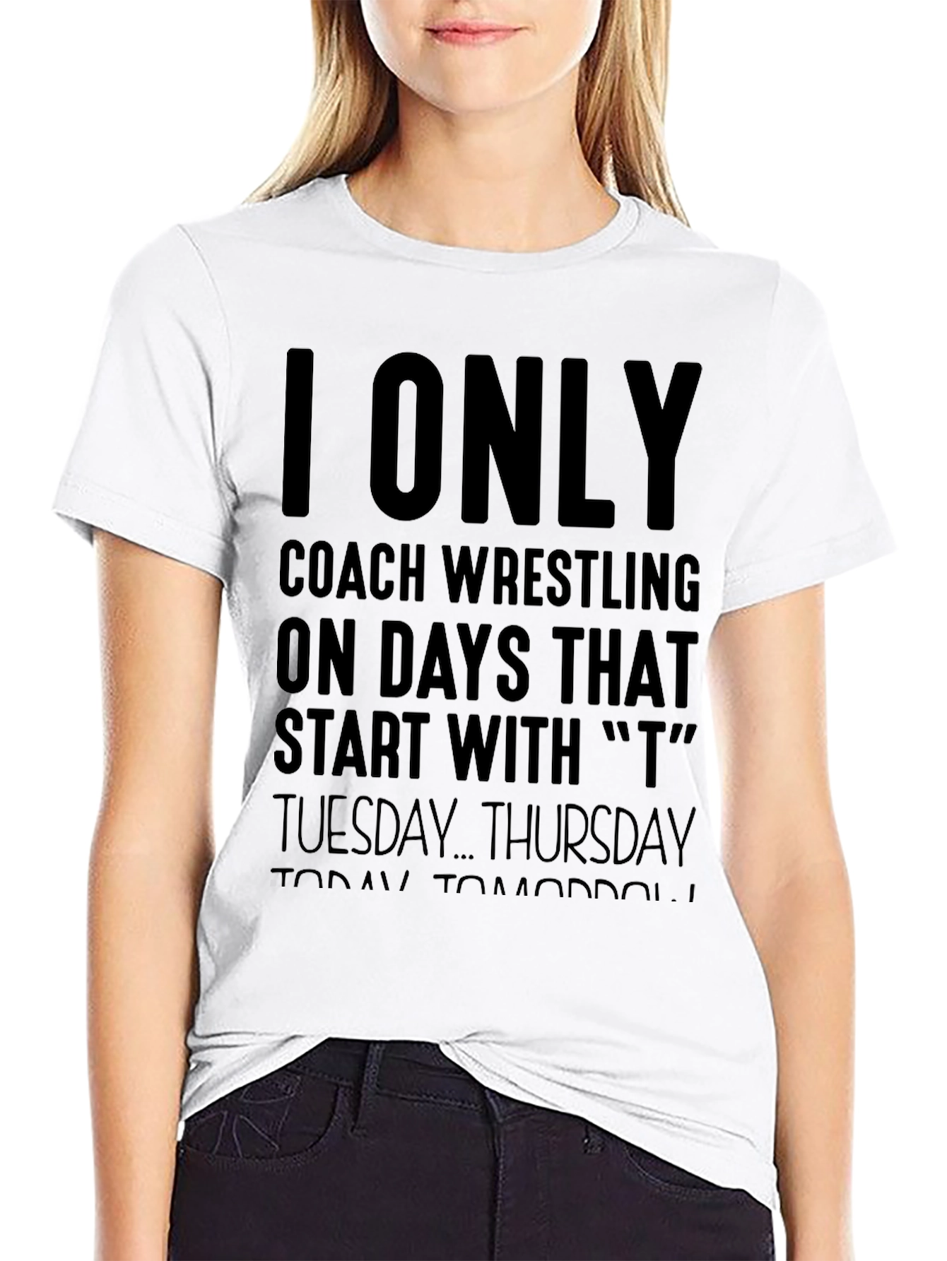 I Only Coach Wrestling T-Shirt